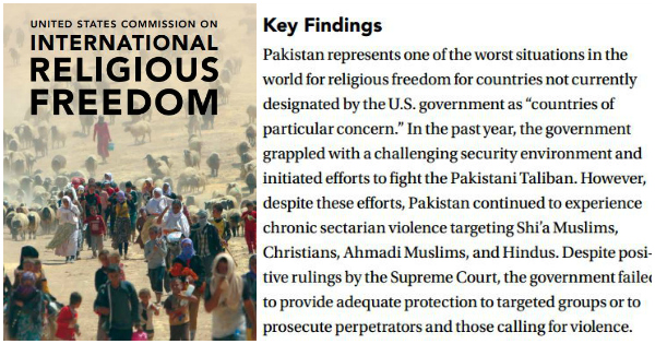 Pakistan religious freedom 2015